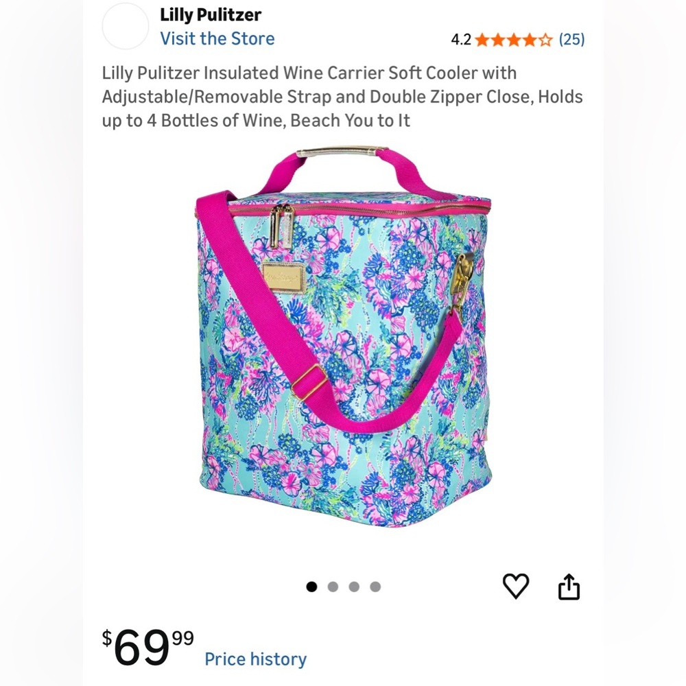 Lilly Pulitzer Insulated Wine/Food Cooler